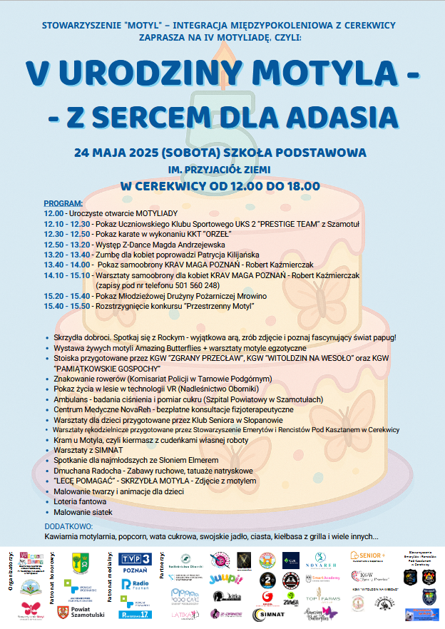 IV Motyliada i V Urodziny Motyla - Z Sercem dla Adasia